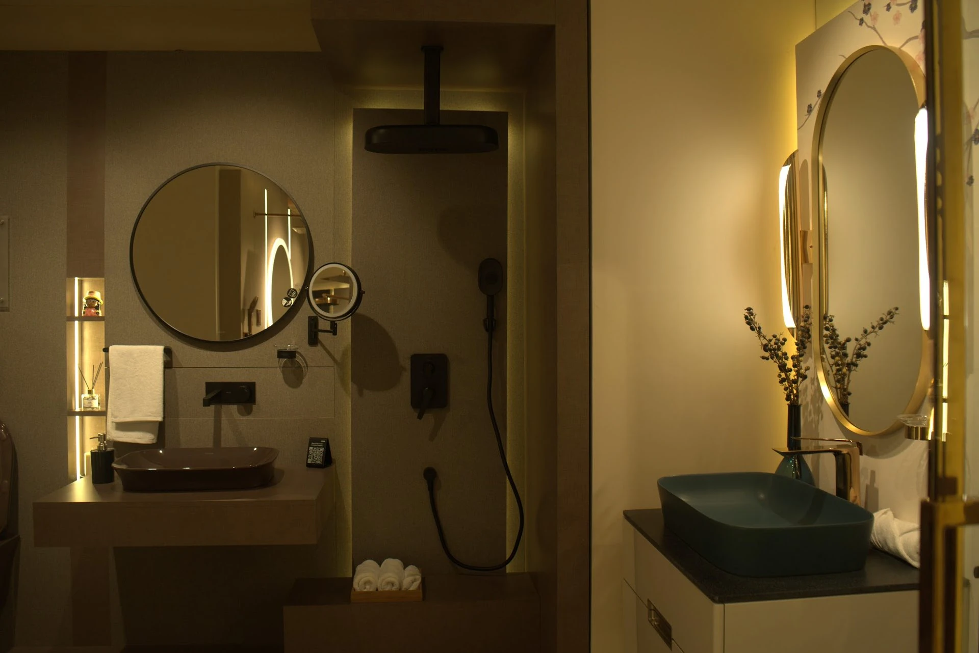 Bathroom display at the World of Tile showroom