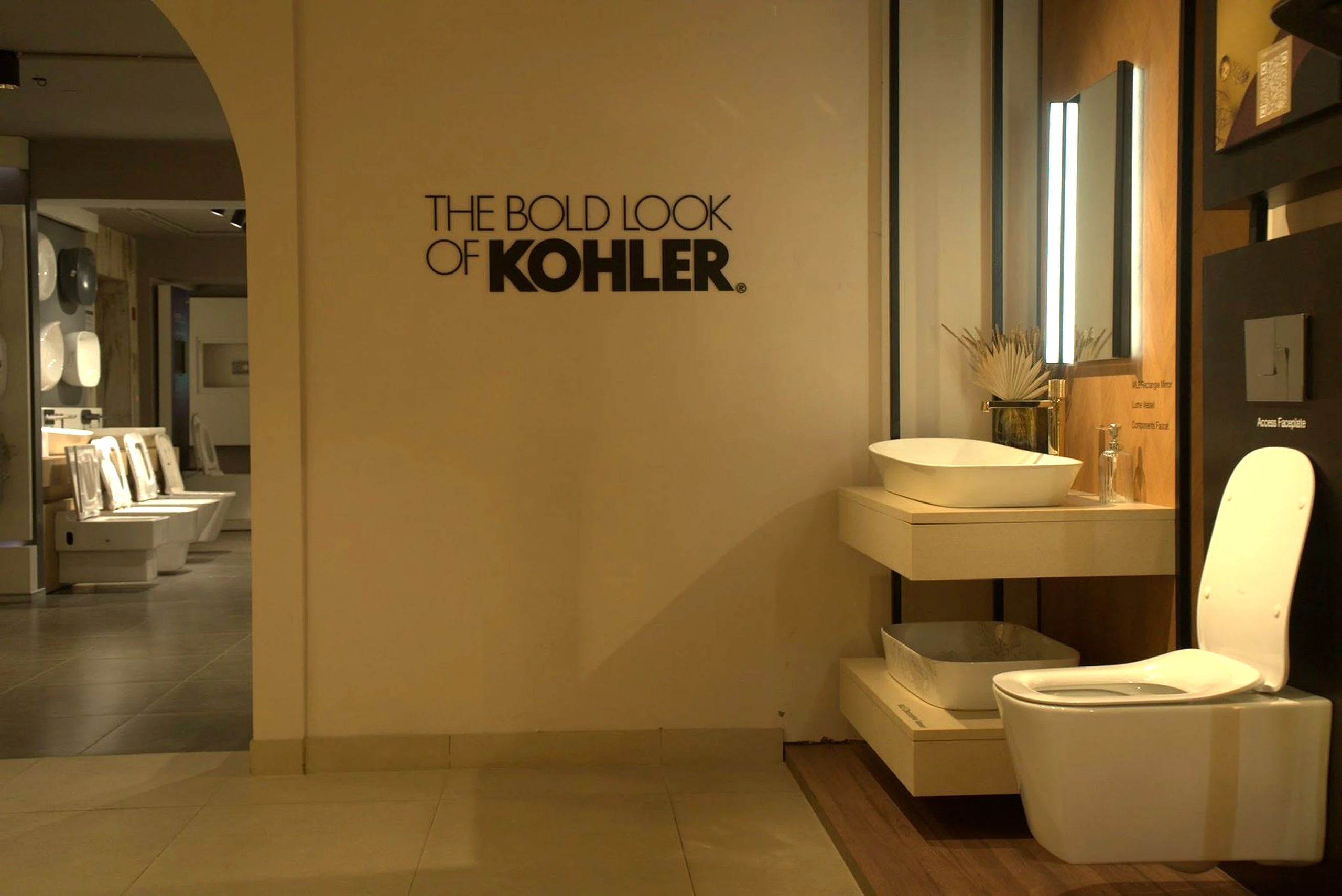 The Bold Look of Kohler display bay