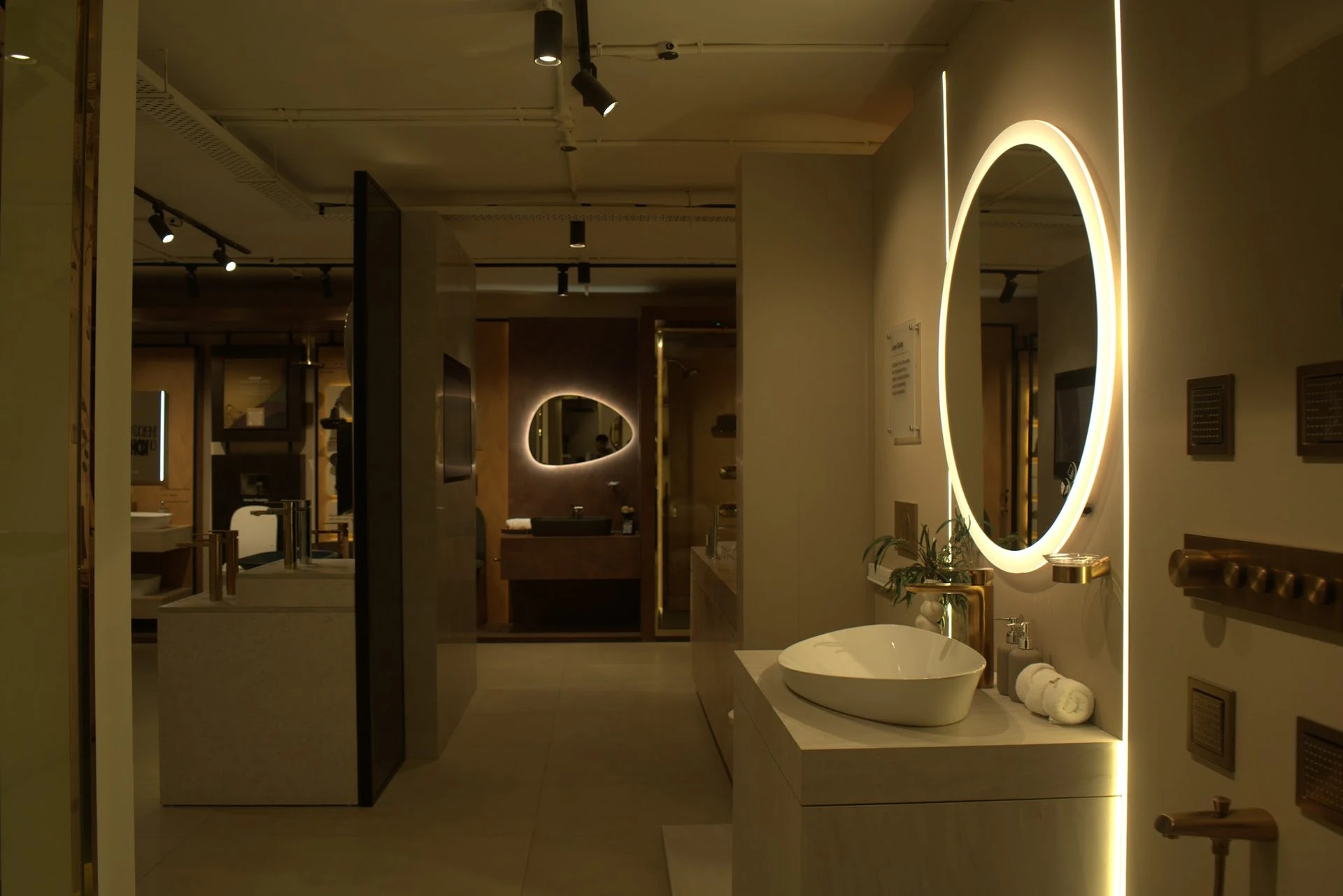 Slab gallery at the World of Tile showroom