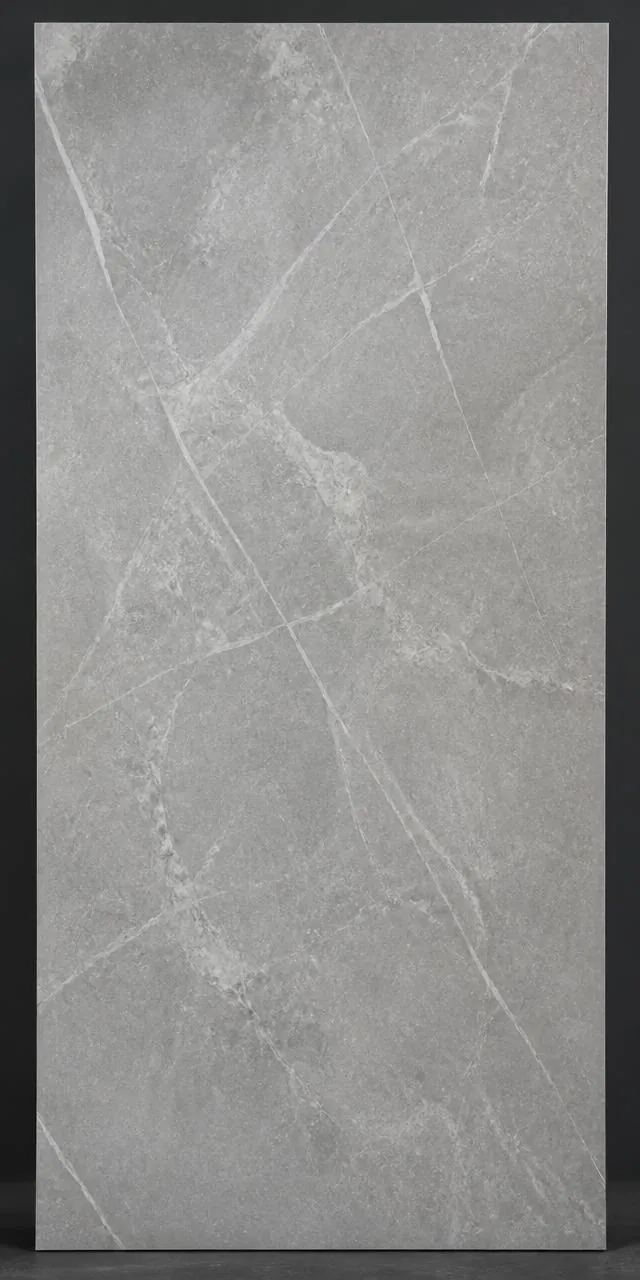 Large format surface slab on display